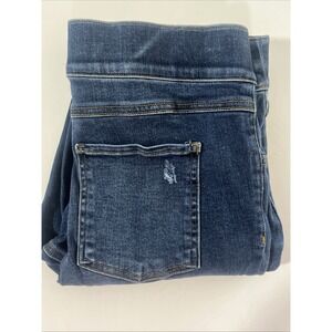 Spanx By Sara BlakelyWomen's Denim Skinny Leggings Dark Indigo Wash SzM/M